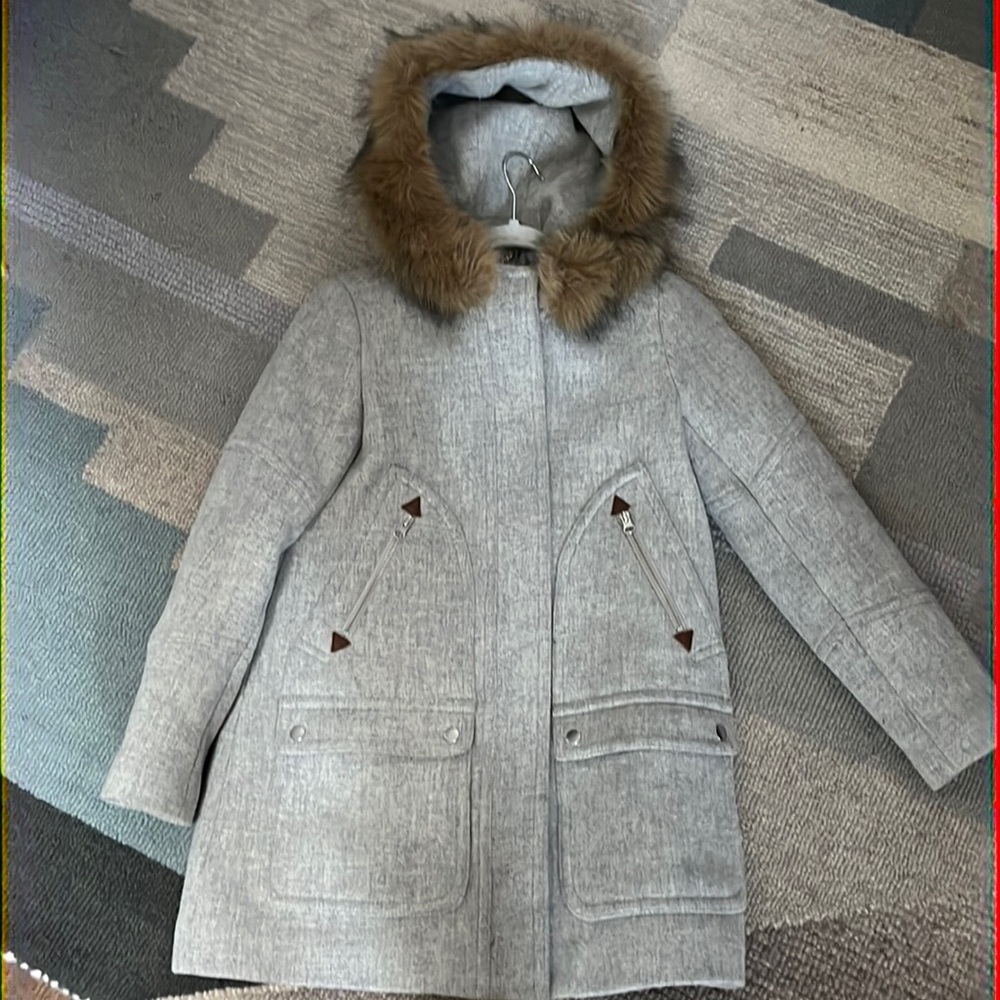 Petite chateau parka in Italian stadium-cloth by nello gori